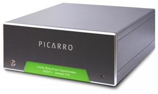 Portable cavity ring down spectrometer for isotopic CO2 from Picarro